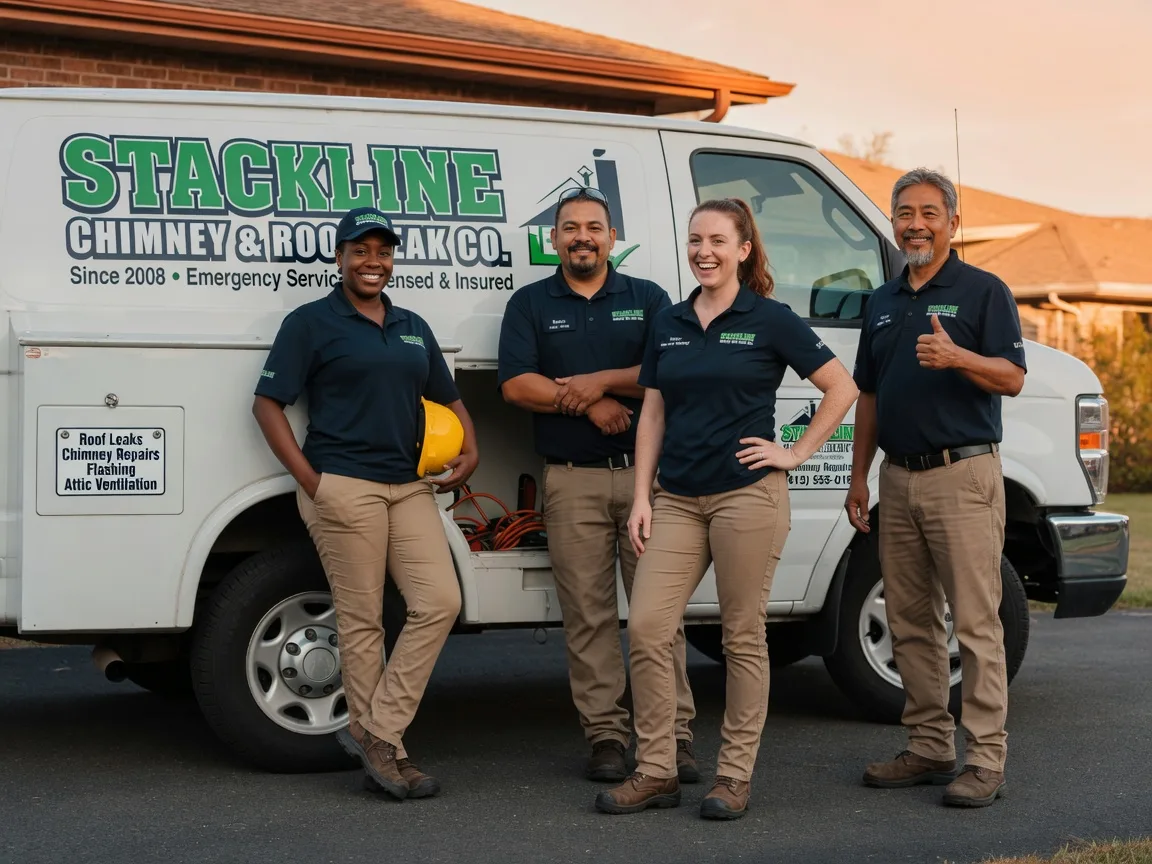 Chimney flashing repair company in Clinton, OH